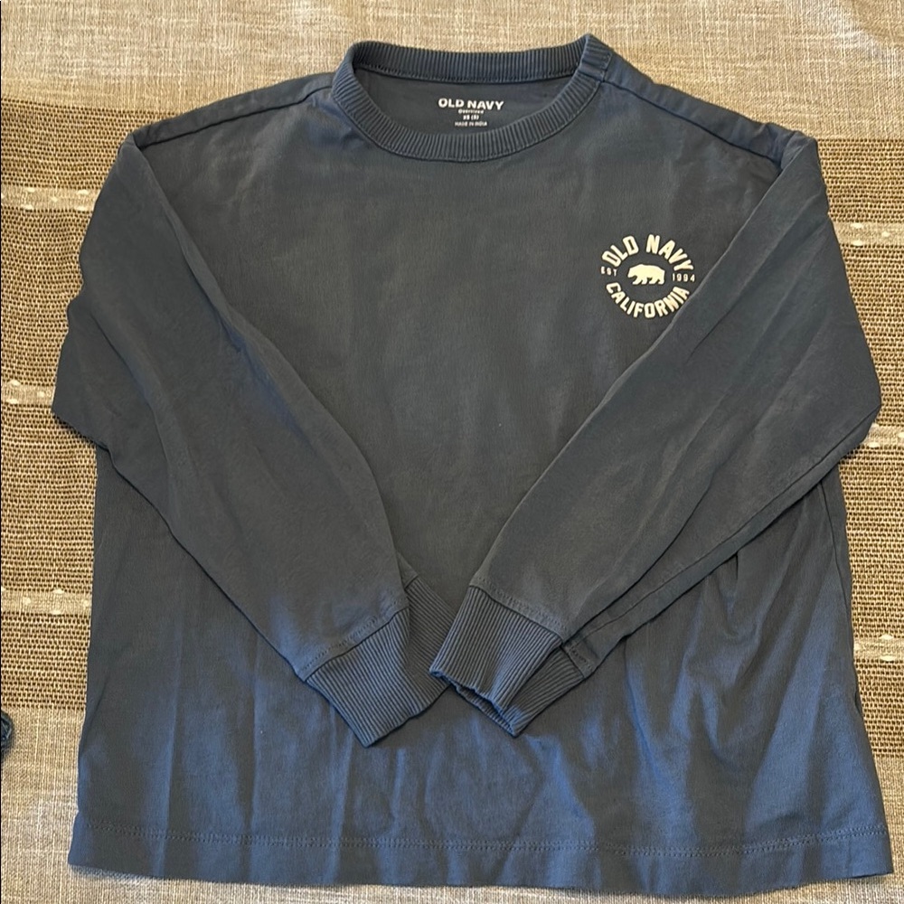 Old Navy Navy Blue Long Sleeve Shirt
